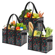 Reusable Grocery Bags Heavy Duty Grocery Totes Bag Shopping Box Bags